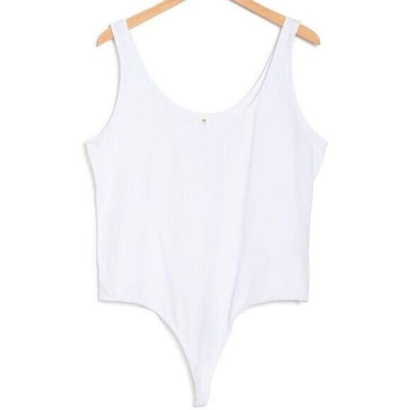 BP. Women's Sexy Double Scoop Neck Tank Shaping Bodysuit NWT - Picture 4 of 5
